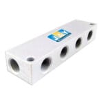 JAY 2 plus 4 6 way block manifold MF2-4